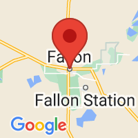 Map of Fallon, NV US
